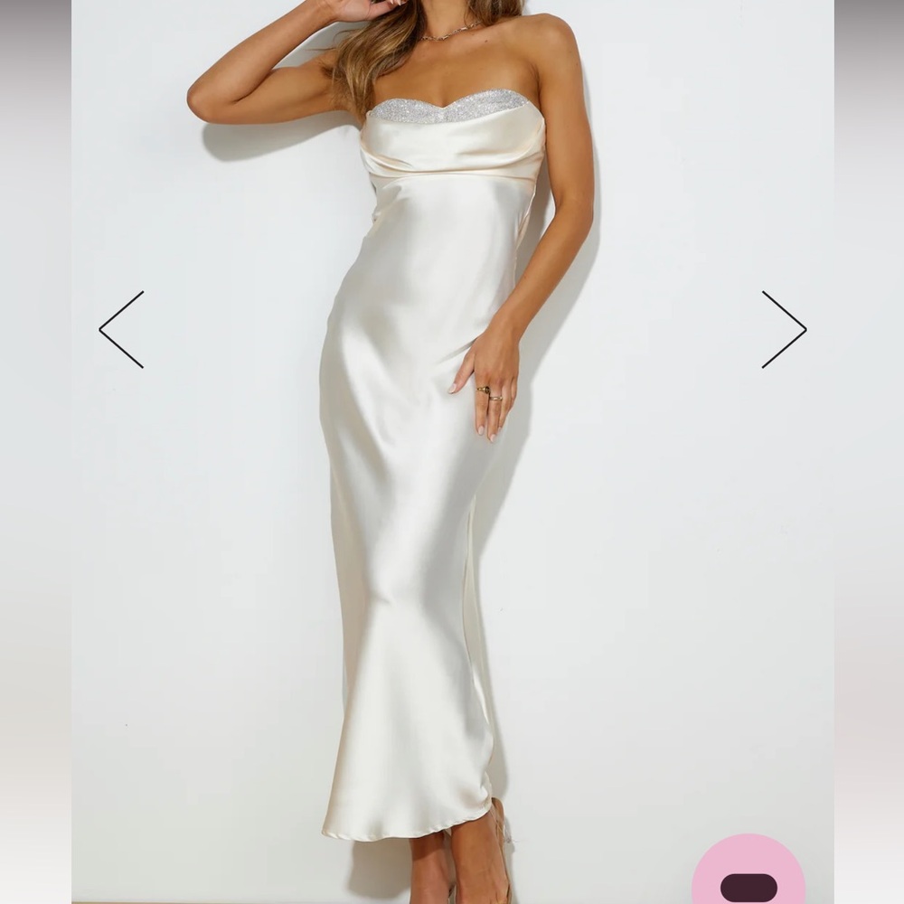 Hello Molly Satin Maxi Dress